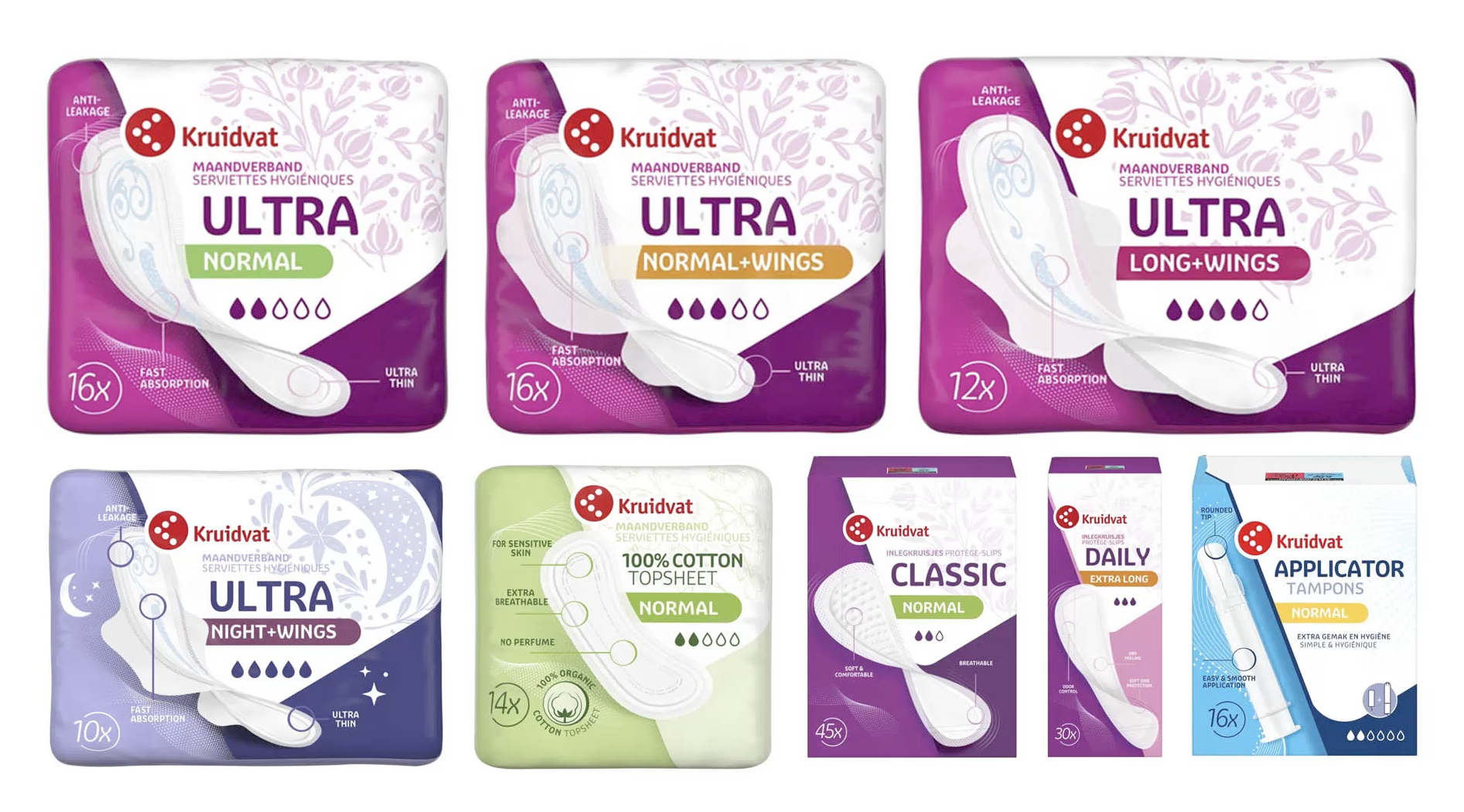 Kruidvat & Trekpleister illustraties